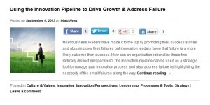 Innovation Excellence - Innovation Pipeline